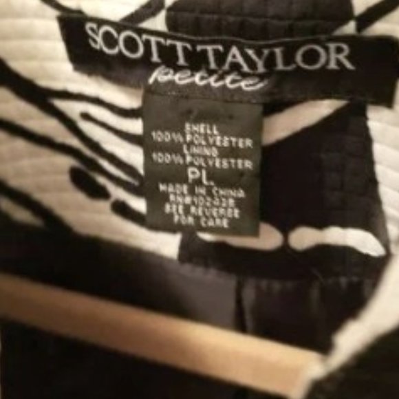 NWOT Scott Taylor open jacet with mandarin color size PL - Picture 2 of 2